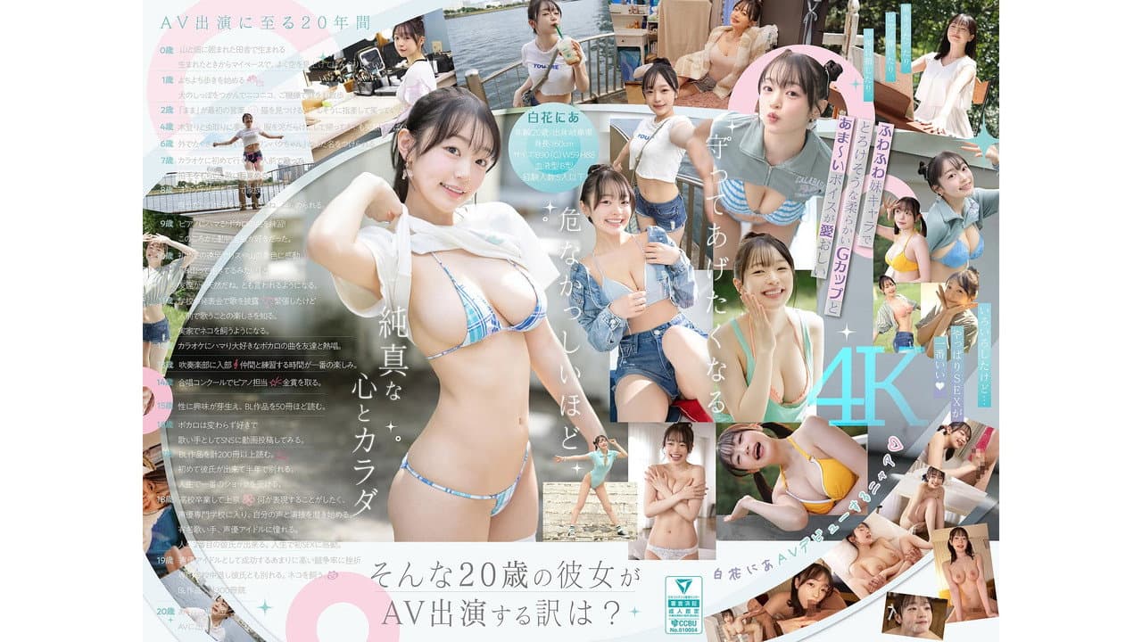 新人NO.1 STYLE 白花にあAVデビュー 「私がAV女優さんになる理由」