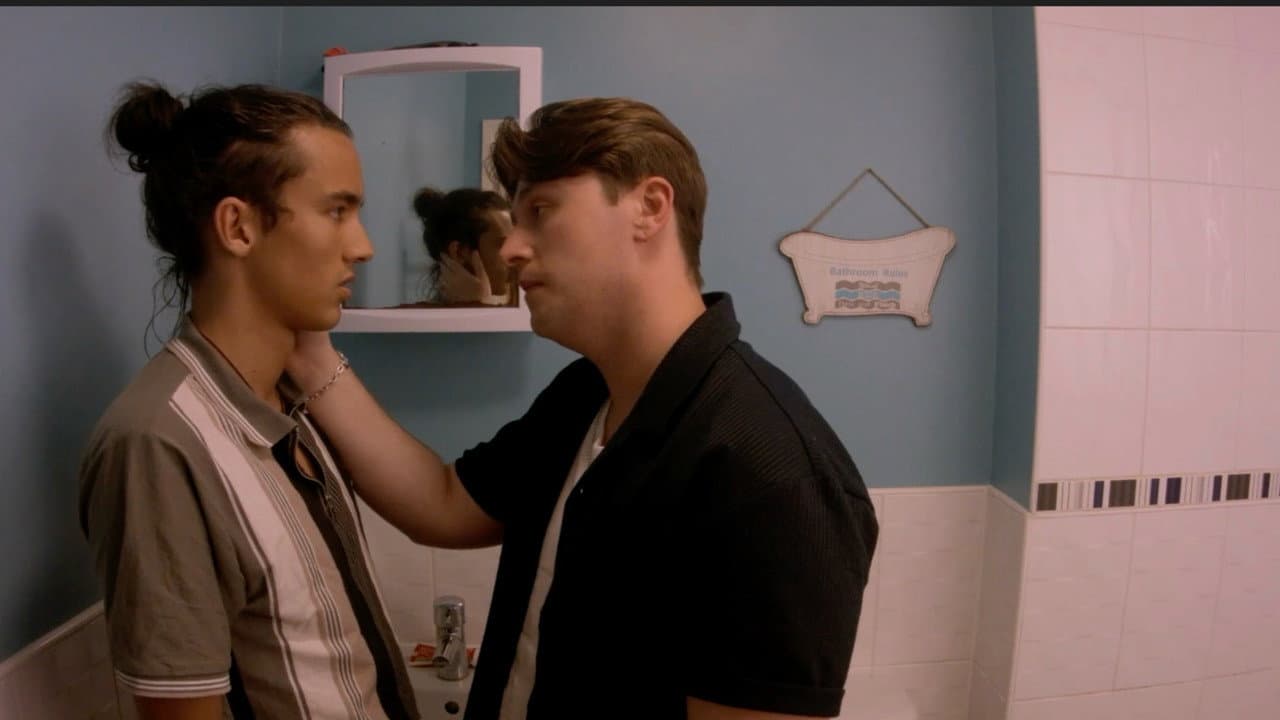 the bathroom