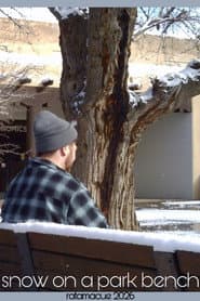 Snow on a Park Bench