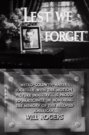 Lest We Forget