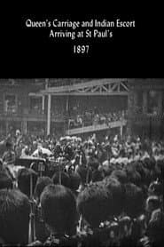 Queen's Carriage and Indian Escort Arriving at St. Paul's