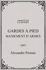 Gardes à pied : maniement d’armes
