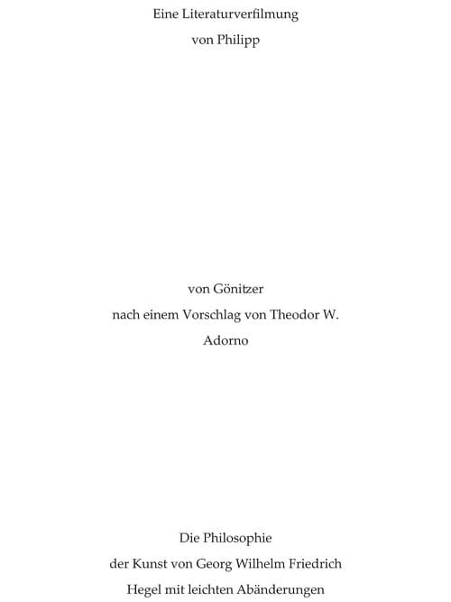 A Literary Film Adaptation
