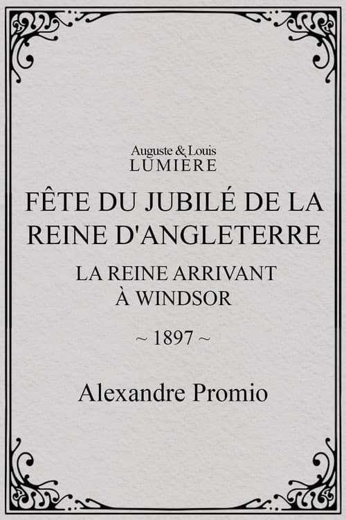 Fête du jubilé de la reine d'Angleterre : la reine arrivant à Windsor