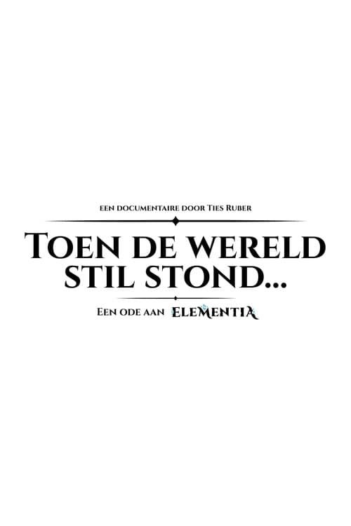 When the World Stood Still...