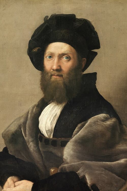Rafaello Sanzio dit Raphaël « Portrait de l’ami en homme de cour, Portrait de Baldassare Castiglione »