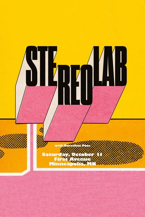 Stereolab: Live in Concert at First Avenue in Minneapolis, October 11, 2025