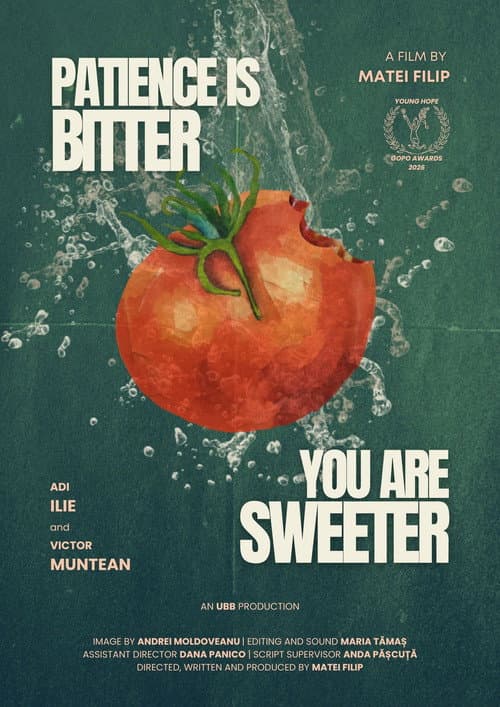 Patience is bitter, you are sweeter