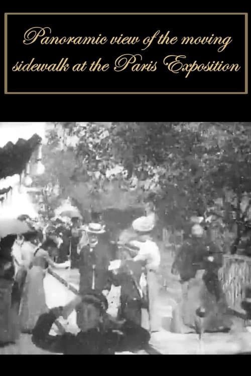 Panoramic View from the Moving Sidewalk at the Paris Exposition
