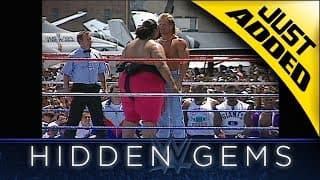 Lex Luger arrives in helicopter hoping to slam Yokozuna: Stars & Stripes Challenge: July 4, 1993
