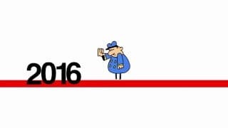 HAPPY NEW YEAR 2016 - Bruno Bozzetto