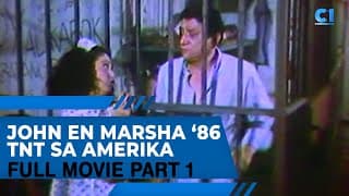 'John En Marsha '86 TNT sa Amerika' FULL MOVIE | Dolphy, Nida Blanca, Maricel Soriano | Cinema One