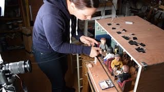 Behind the scenes of my stop motion animation "Love has many colours"