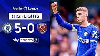 Chelsea 5-0 West Ham - Premier League