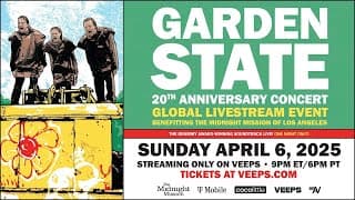 Garden State 20th Anniversary Concert - Veeps Global Livestream Announcement