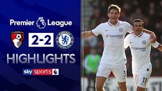 Bournemouth 2-2 Chelsea | Premier League