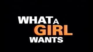 "What a Girl Wants" VHS