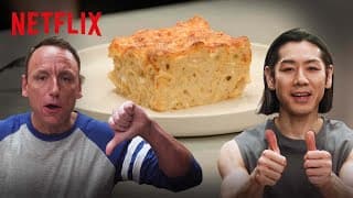 Takeru Kobayashi & Joey Chestnut Try Viral TikTok Dishes
