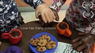 LOVE HAS MANY COLOURS, a stop motion animation
