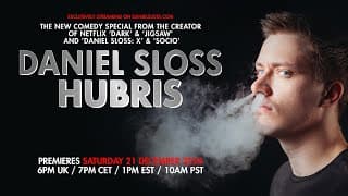 ‘DANIEL SLOSS: HUBRIS’ - TRAILER.  NEW SHOW FROM STAR OF NETFLIX ‘DARK’ & ‘JIGSAW’ and ‘X’ + ‘SOCIO’