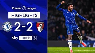 Chelsea 2-2 Bournemouth - Premier League