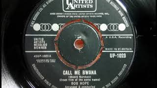 Popcorn - BOB HOPE - Call Me Bwana - UNITED ARTISTS UP 1023 UK 1963 Safari Jungle Dancer Film Theme