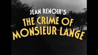 The Crime of Monsieur Lange - Trailer