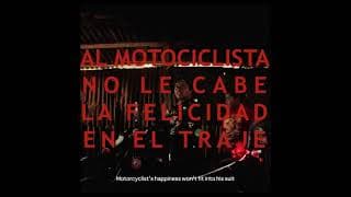 Al motociclista no le cabe la felicidad en el traje - Competencia mexicana | BCFCC 2021