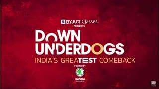 Down Underdogs | Trailer | India's Greatest Comeback