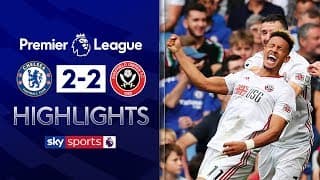 Chelsea 2-2 Sheffield United | Premier League