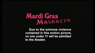 MARDI GRAS MASSACRE - (1978) TV Trailer