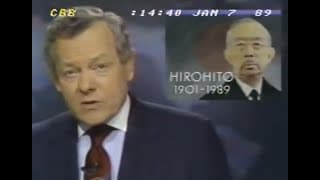 Emperor Hirohito:  News Report of His Death - January 7, 1989