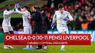 Chelsea 0-0 Liverpool | Carabao Cup