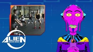 ALIEN NEWS DESK | Shrinking Humans Tease | SYFY
