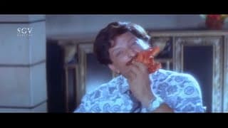 Vishnuvardhan Having Non-Veg Meal at Fiance Home | Mojugara Sogasugara Kannada Movie Part-5