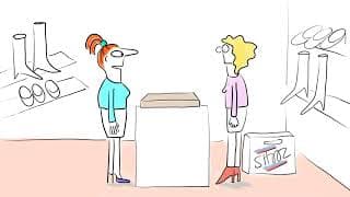 'The Anxious Person and Returning Something to the Shop'. Animated Short Film.