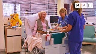 Catherine Tate's Nan returns as Holby City's worst ever patient! | Children in Need - BBC