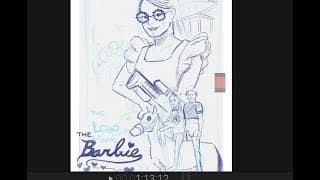 The Barbie Movie - Original Poster Art Time Lapse