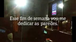Esse Fim de Semana Vou me Dedicar as Paredes