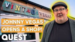 Johnny Vegas Opens Vintage Vegas Antiques Shop! | Johnny Vegas' Little Shop Of Antiques