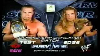 WWF Survivor Series 2001 Matchcard