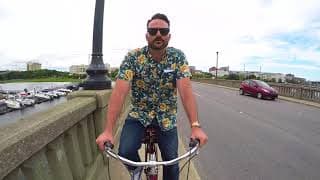 Director Ryan Cockrell Risks Life Making Charleston Bicycle Film Festival Announcement