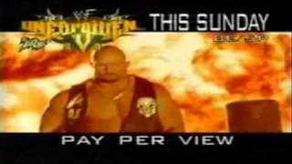 WWF Unforgiven 2000 Commercial