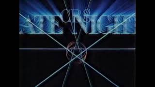 CBS LATE MOVIE Intro - "The Big Land" (1957) (CBS; 1984)