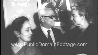Romanoff and Juliet movie premiere New York City newsreel archival footage