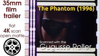 The Phantom (1996) 35mm film teaser trailer, flat open matte, 4K *CROPPED