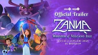 OFFICIAL TRAILER FILM ZANNA WHISPER OF VOLCANO ISLE - 2 JANUARI 2025 DI BIOSKOP