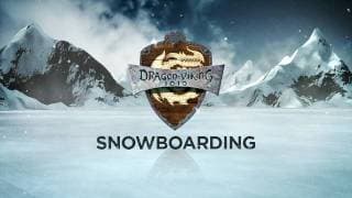 HOW TO TRAIN YOUR DRAGON - Dragon-Viking Games Vignettes: Snowboarding