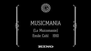 Музикоманія / La musicomanie (Emile Cohl, 1910)