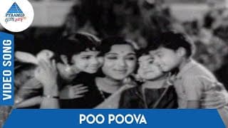 Kulavilakku Tamil Movie Songs | Poo Poova Video Song | Gemini Ganesan | Saroja Devi | MSV